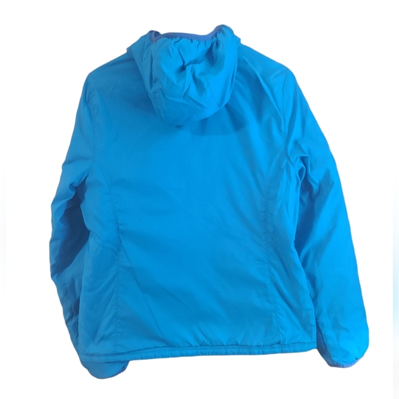 NWOT L.L.Bean Women's Blue/Teal 2-In-One Reversible Quilted Puffer Jacket Size S - Picture 11 of 15